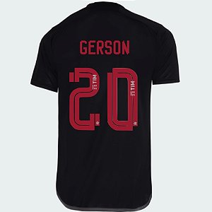 Nova Camisa Flamengo 3 Gerson 20 Torcedor 2023 / 2024