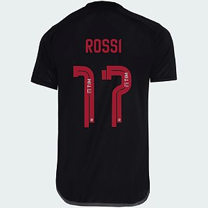 Nova Camisa Flamengo 3 Rossi 17 Torcedor 2023 / 2024