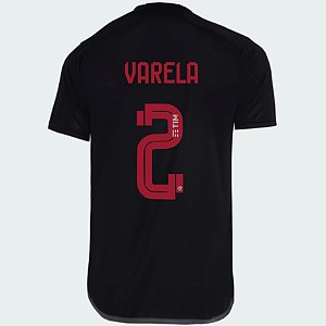 Nova Camisa Flamengo 3 Varela 2 Torcedor 2023 / 2024