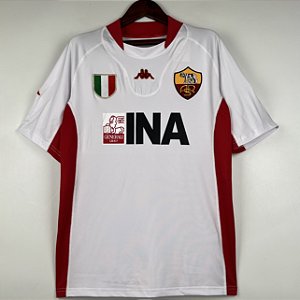 Camisa Roma 2 Retrô 2001 / 2002