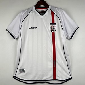 Camisa Inglaterra 1 Retrô 2002