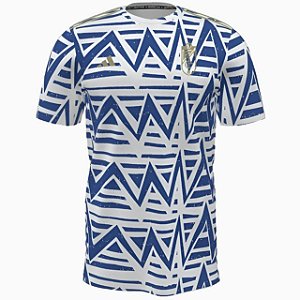 Nova Camisa Granada Pré-Match Azul Torcedor Masculina 2023 / 2024