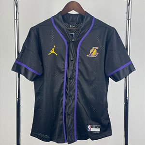Camiseta masculina Lakers Dri-Fit NBA de manga curta