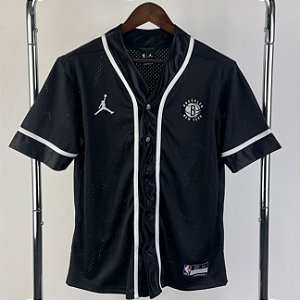 Camiseta masculina Brooklyn Nets Dri-Fit NBA de manga curta