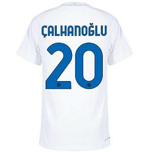 Nova Camisa Inter De Milão 2 Çalhanoğlu 20 Torcedor 2023 / 2024