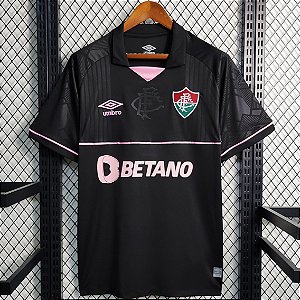 Nova Camisa Fluminense Goleiro Preta Torcedor Masculina 2023 / 2024