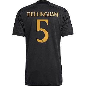 Nova Camisa Real Madrid 3 Bellingham 5 Torcedor 2023 / 2024