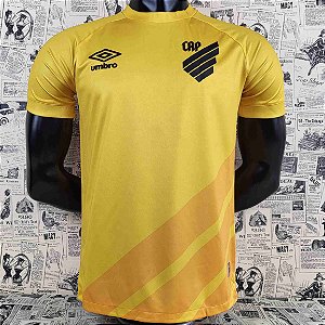 Nova Camisa Athletico-PR Goleiro Amarela Torcedor Masculina 2023 / 2024