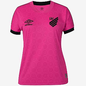 Nova Camisa Feminina Athletico-PR Outubro Rosa 2023 / 2024