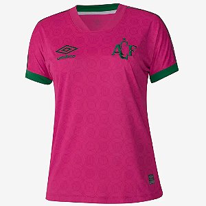 Nova Camisa Feminina Chapecoense Outubro Rosa 2023 / 2024