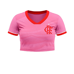 Nova Camisa Crooped Feminina Outubro Rosa 2023 / 2024