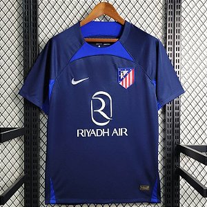 Nova Camisa Atlético de Madrid Treino Azul Torcedor Masculina 2023 / 2024