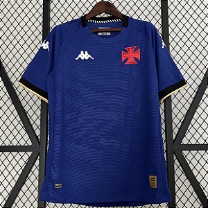 Nova Camisa Vasco Goleiro Azul Torcedor Masculina 2023 / 2024