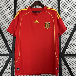 Camisa Espanha 1 Retrô 2008