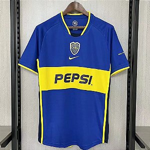 Camisa Boca Juniors 1 Retrô 2002 / 2003