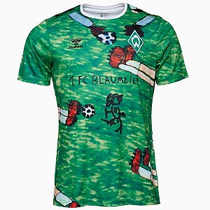Nova Camisa Werder Bremen Pré-Jogo Torcedor Masculina 2023 / 2024