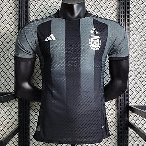 Nova Camisa Edição Jogador Argentina Edição Especial Preta 2023 / 2024