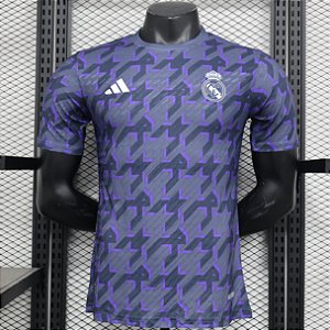 Nova Camisa Edição Jogador Real Madrid Pré-Jogo 2024