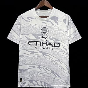 Nova Camisa Manchester City Edição Dragão de Madeira Torcedor Masculina 2024 / 2025