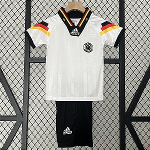 Kit Infantil Alemanha 1 Retrô Camisa e Short 1992
