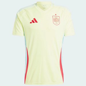 Nova Camisa Espanha 2 Eurocopa Torcedor Masculina 2024 / 2025
