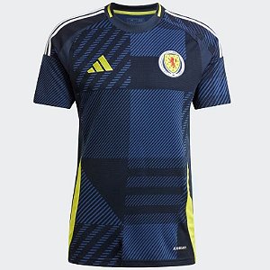 Nova Camisa Escócia 1 Eurocopa Torcedor Masculina 2024