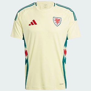 Nova Camisa País de Gales 2 Torcedor Masculina 2024 / 2025