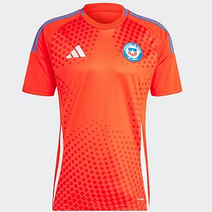 Nova Camisa Chile 1 Copa America Torcedor Masculina 2024