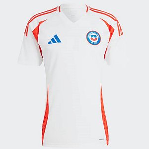 Nova Camisa Chile 2 Copa America Torcedor Masculina 2024