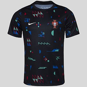 Nova Camisa Portugal Pré-Match Eurocopa Torcedor Masculina 2024