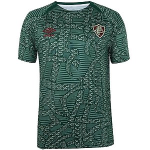 Nova Camisa Fluminense Aquecimento Torcedor Masculina 2024 / 2025