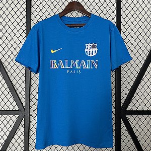 Camisa Casual Barcelona Balmain Azul