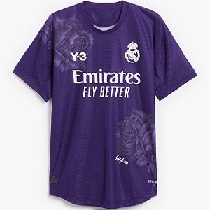 Nova Camisa Real Madrid 4 Collab Y-3 Torcedor Masculina 2024 / 2025