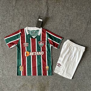 Novo Kit Infantil Fluminense 1 Camisa e Short 2024 / 2025