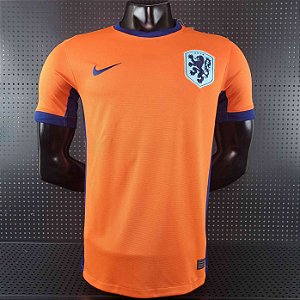 Nova Camisa Holanda 1 Eurocopa Torcedor Masculina 2024