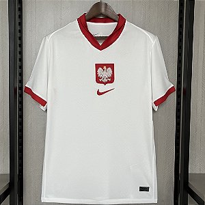 Nova Camisa Polonia 1 Torcedor Masculina 2024 / 2025