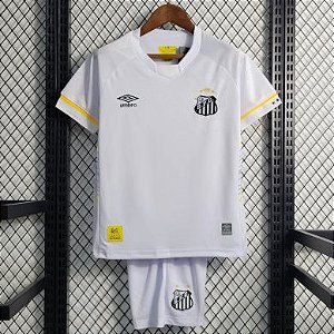 Novo Kit Infantil Santos 1 Camisa e Short 2023 / 2024