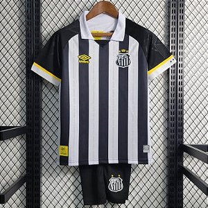 Novo Kit Infantil Santos 2 Camisa e Short 2023 / 2024