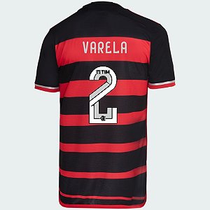 Nova Camisa Flamengo 1 Varela 2 Torcedor 2024 / 2025