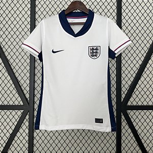 Nova Camisa Feminina Inglaterra 1 Eurocopa 2024