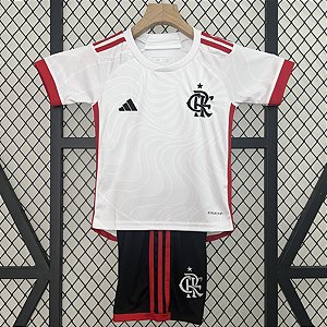 Novo Kit Infantil Flamengo 2 Camisa e Short 2024 / 2025