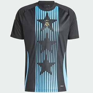 Nova Camisa Argentina Pré-Match Torcedor Masculina 2024