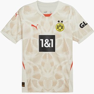 Nova Camisa Borussia Dortmund Goleiro 2 Torcedor Masculina 2024 / 2025