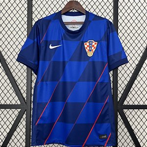 Nova Camisa Croácia 2 Torcedor Masculina 2024 / 2025