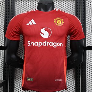 Nova Camisa Edição Jogador Manchester United 1 2024 / 2025