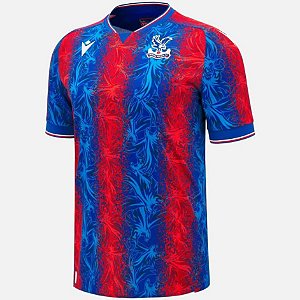 Nova Camisa Crystal Palace 1 Torcedor Masculina 2024 / 2025
