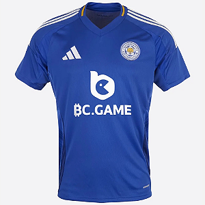 Nova Camisa Leicester City 1 Torcedor Masculina 2024 / 2025