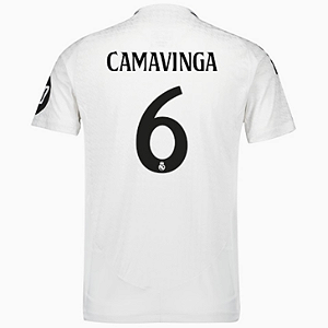 Nova Camisa Real Madrid 1 Camavinga 6 Torcedor 2024 / 2025