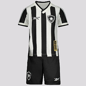 Novo Kit Infantil Botafogo 1 Camisa e Short 2024 / 2025