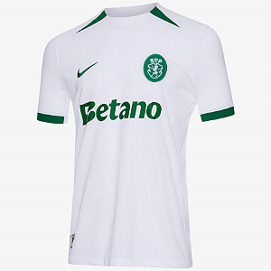 Nova Camisa Sporting 2 Branca Torcedor Masculina 2024 / 2025